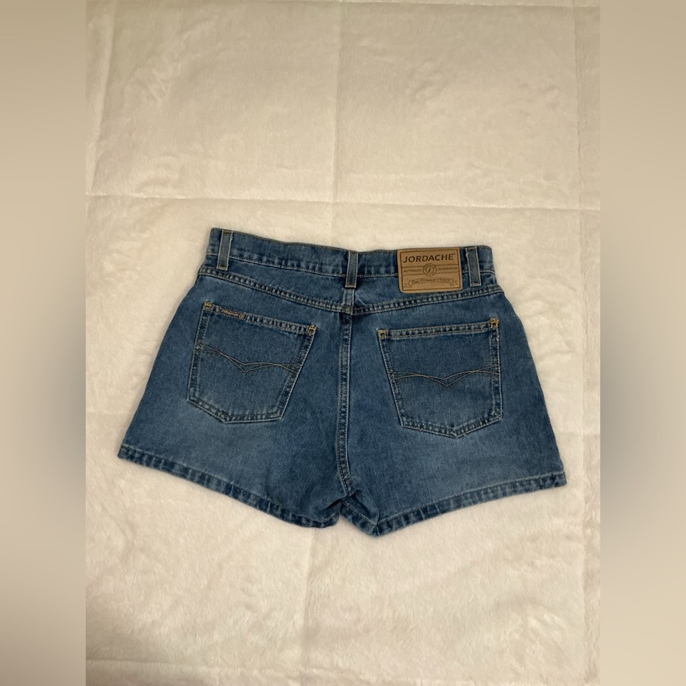 Classic Blue Denim Women's Shorts - Picture 3 of 6